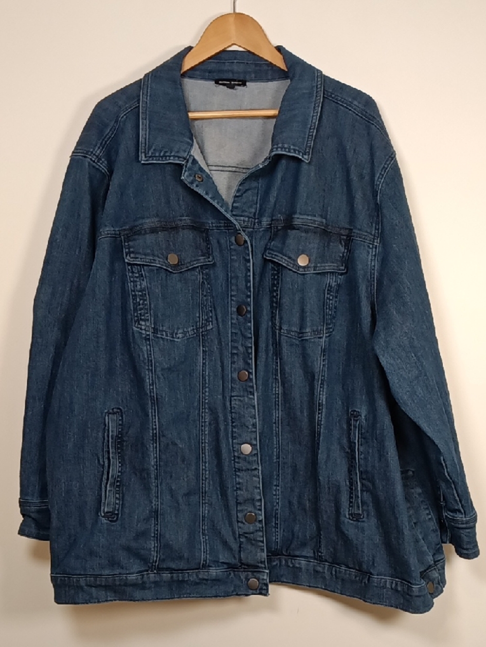 Universal Standard Stretch Denim Chore Coat Size 2XL